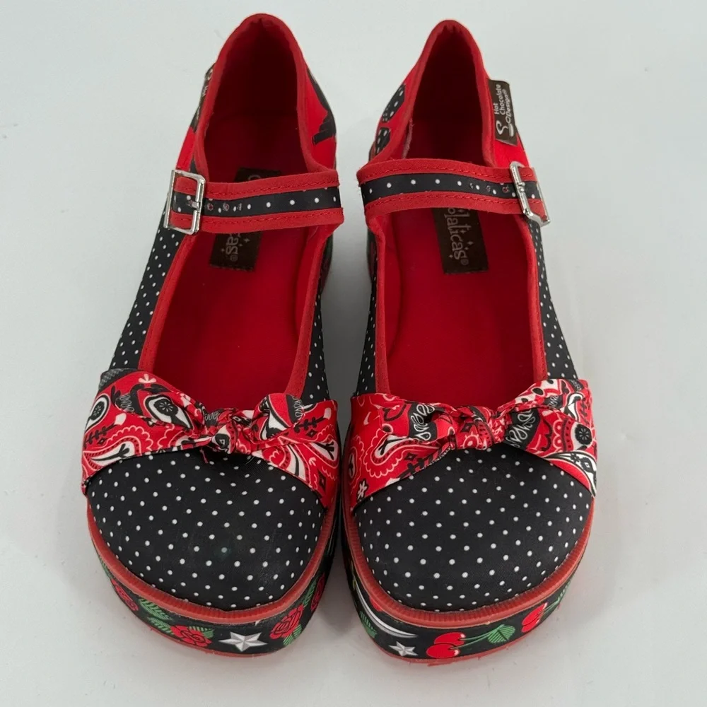 Hot Chocolate Design Chocolaticas Rockabilly‎ Platform Mary Janes 5